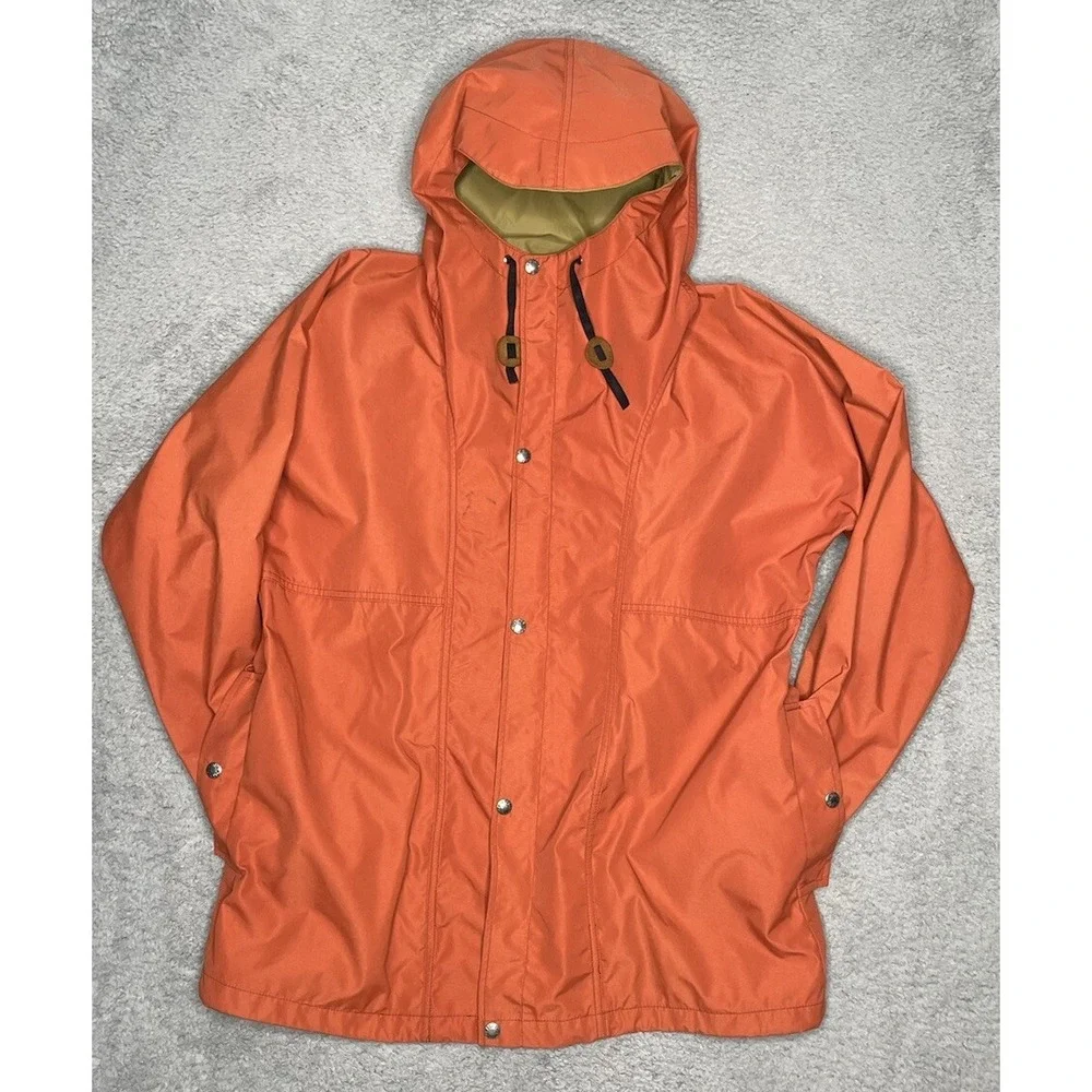 Vintage The North Face 1970s Gore-Tex Jacket Orange Adult Medium Made In USA‎